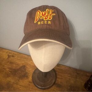 BIO-DOMES The Simpsons Duff Beer Homer Simpson Adjustable Brown Hat